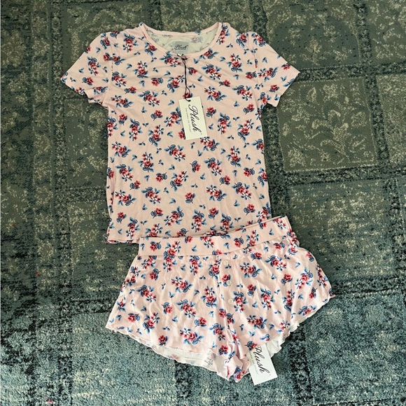 Blush Floral Pajama Set - Picture 1 of 1